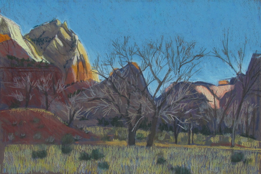 Zion National Park, pastel landscape, Scotty Mitchell