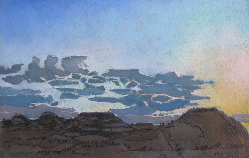 pastel landscape, Scotty Mitchell