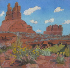 Valley of the Gods, plain air, Scotty Mitchell