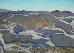 Southern Utah, Escalante, pastel landscape, plain air, Scotty Mitchell