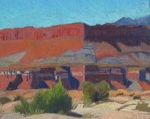 Glen Canyon, pastel, red rock, Scotty Mitchell