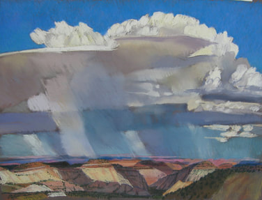 clouds, plein air, southern Utah, Scotty Mitchell