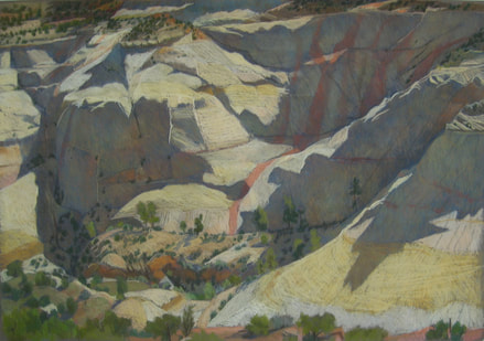 Dry Hollow, Boulder, Slickrock, pastel, Scotty Mitchell